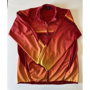 Nautica Competition‎ Red Orange Long Sleeve Men's Jacket 2X